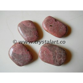 Rhodonite Gemstone Uneven Shape Palm Stones