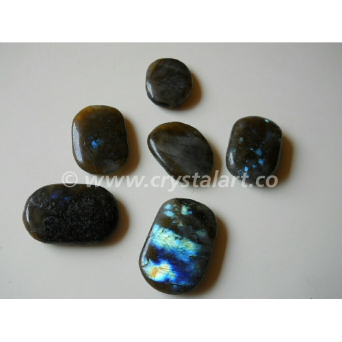 Labradorite Gemstone Uneven Shape Palm Stones