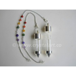 Bottle Pendulum with Chakra Chain