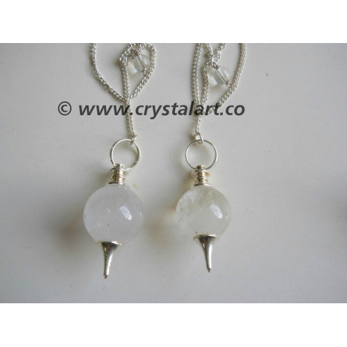 Crystal Quartz Singal Ball Pendulum