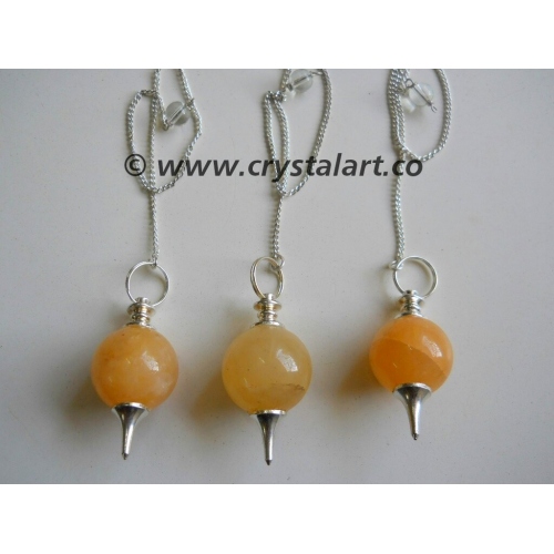 Yellow Aventurine Ball Pendulum
