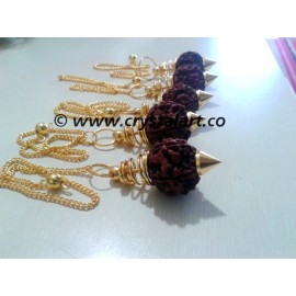 Rudraksha Copper Pendulum