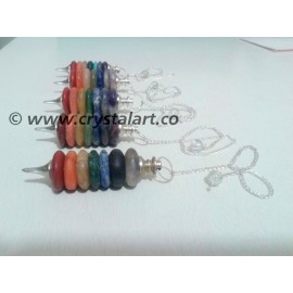 Seven Chakra Bonded Spring Style Pendulum