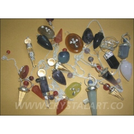 Gemstone Mix Design Dowsing Pendulum