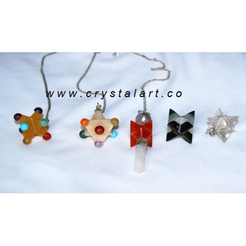Merkaba Star Dowsing Mix Design Pendulum