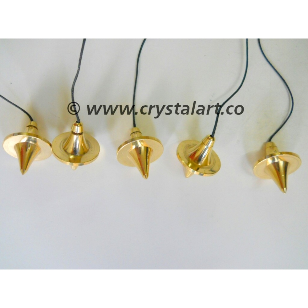 Golden UFO Metal Pendulum