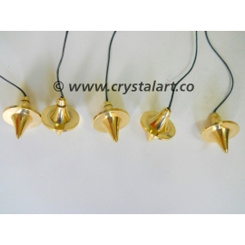Golden UFO Metal Pendulum