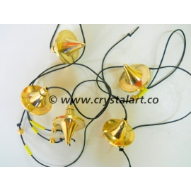 Golden UFO Metal Pendulum