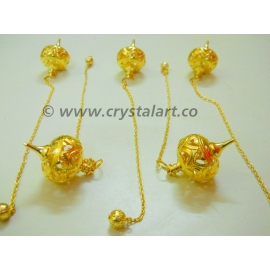 Golden Cage Metal Pendulum 