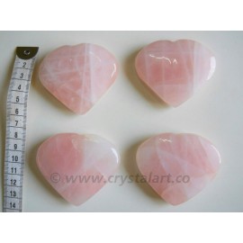 Rose Quartz Big Size Heart