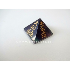 MULTY FLUORITE USAI REIKI PYRAMID
