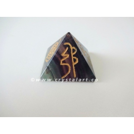 MULTY FLUORITE USAI REIKI PYRAMID