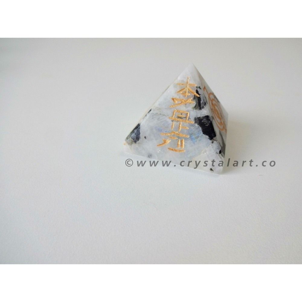 RAINBOW MOONSTONE USAI REIKI PYRAMID