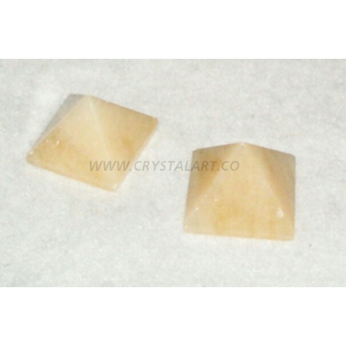 Honey Jade Small Size Pyramid
