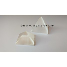 Selenite Stone Pyramid