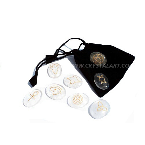 Clear Quartz Wiccan Stone Energy Set
