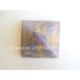 AFRICAN SMALL AMETHYST REIKI PYRAMID