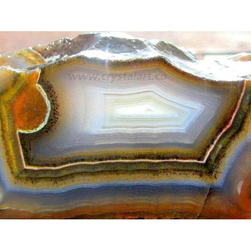 Banded Agate Rocks Rough Stone