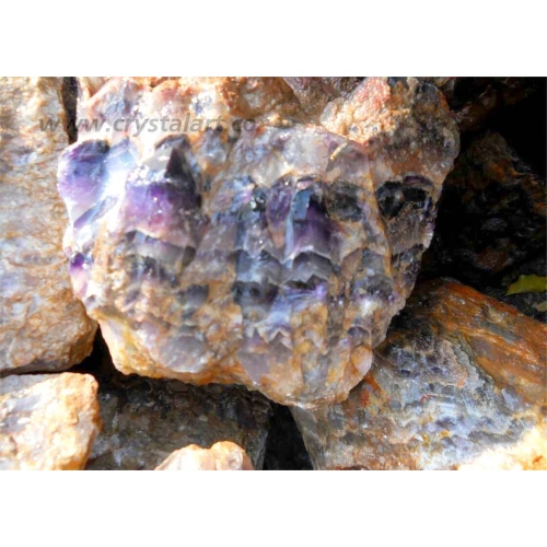 Amethyst Agate Rocks Rough Stone