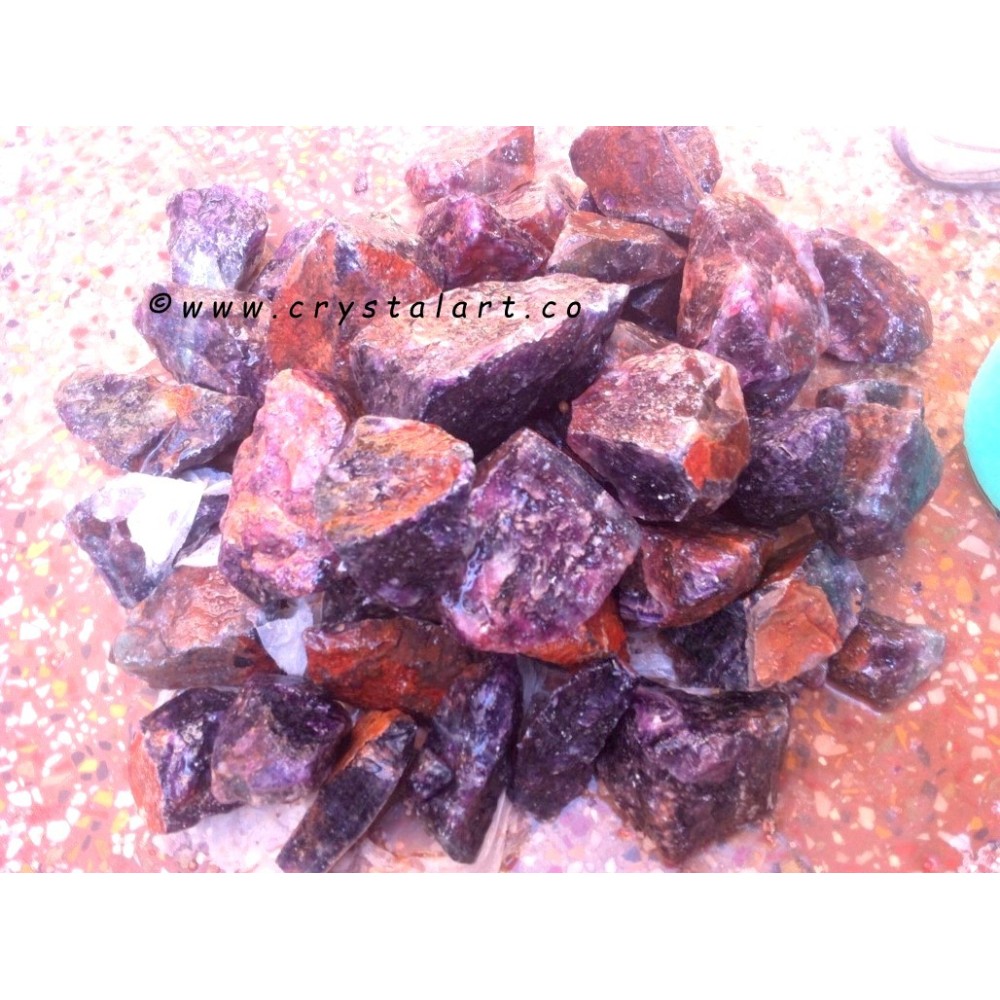 African Amethyst Rough Stone Rocks