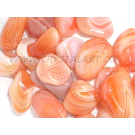 Red Banded Agate Polished Slices