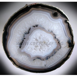 Black Banded Onyx Polished Slices