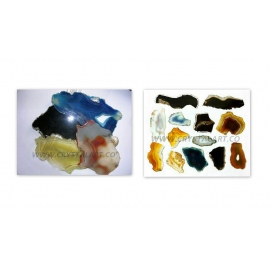 Mix Onyx Uneven Shape Polished Slices