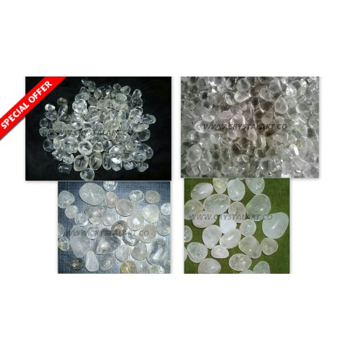 Crystal Quartz Tumbled Pebbles Stone