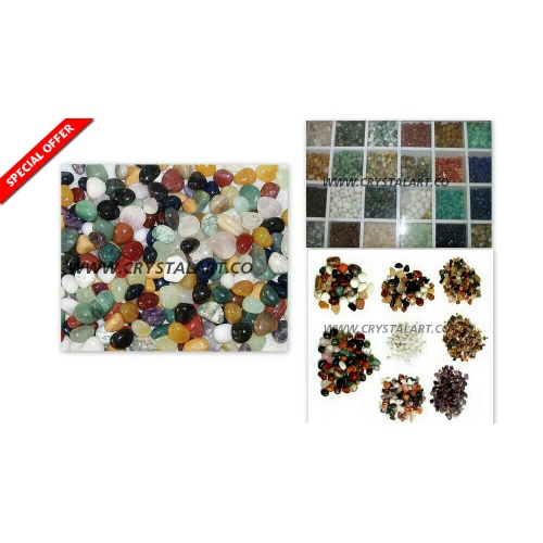 Mix Agate Tumbled Pebbles Stones