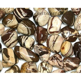 Brown Banded Jasper Tumbled Pebbles Stone