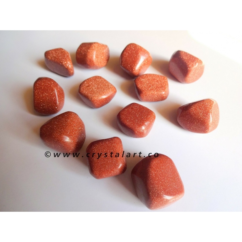 Goldstone Polished Tumbled Pebbles Stone