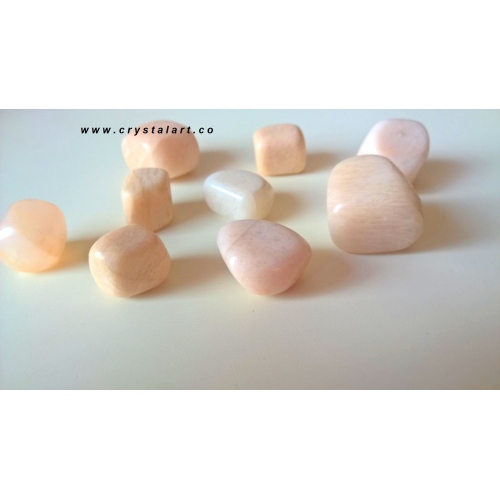 Cream Moonstone Tumbled Pebbles Stone