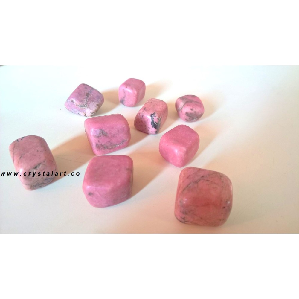 Rhodonite Tumbled Pebbles Stone