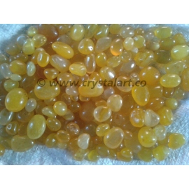 Yellow Onyx Tumbled Pebbles Stone 