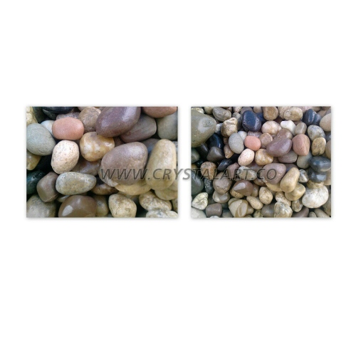 Mix Color Jumbo Size Unpolished River Pebbles Stone