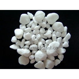 Medium Size White Rough Unpolished Tumbled Pebbles Stone