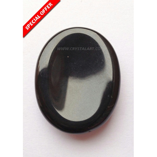 Black Agate Worry Stones