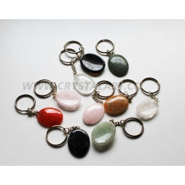 Gemstone Key-Chain Worry Stones